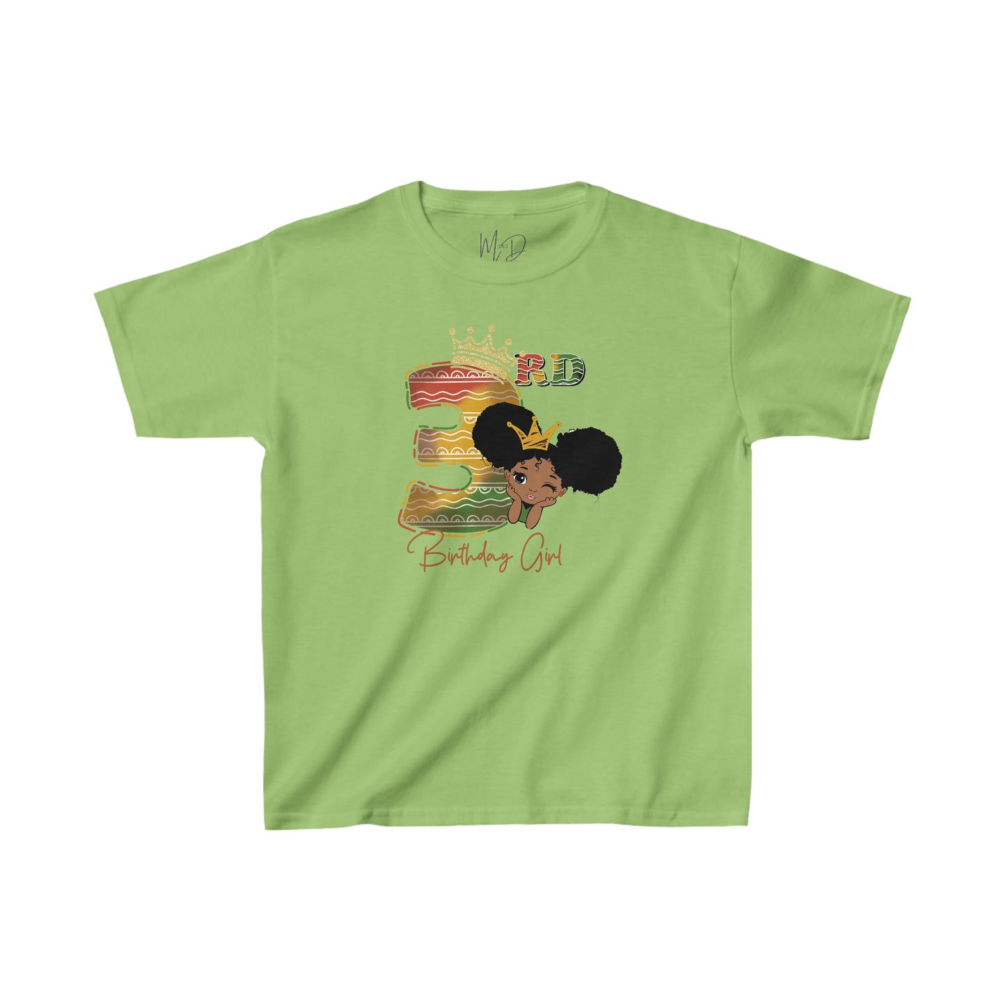 3rd Princess Birthday Girl Juneteenth T-Shirt