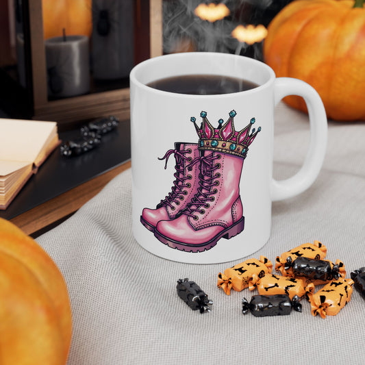 Give Cancer The Boot (Version 2) | Coffee & Tea Mug | 2-Sided Print| 11 Oz