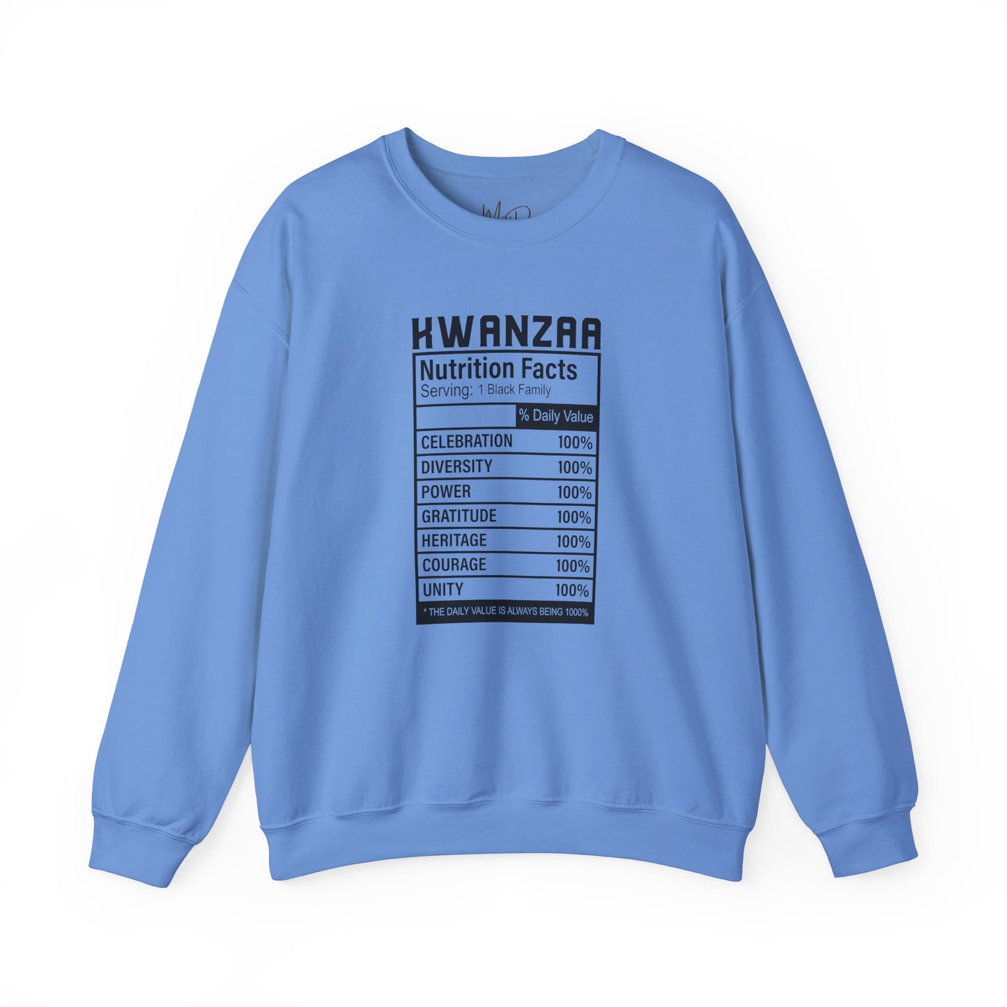 Kwanza Nutritional Facts | Sweatshirt