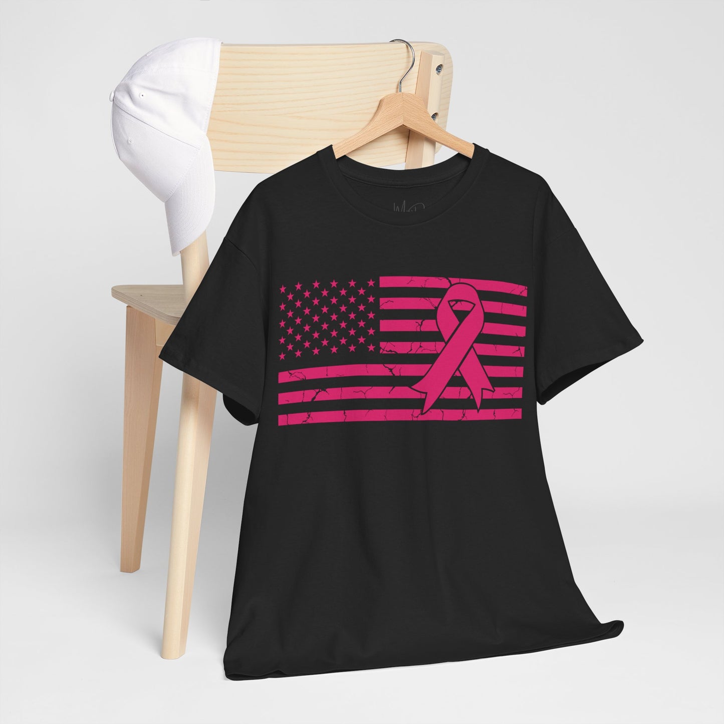 Fight Cancer Ribbon Flag (Version 3) T-Shirt