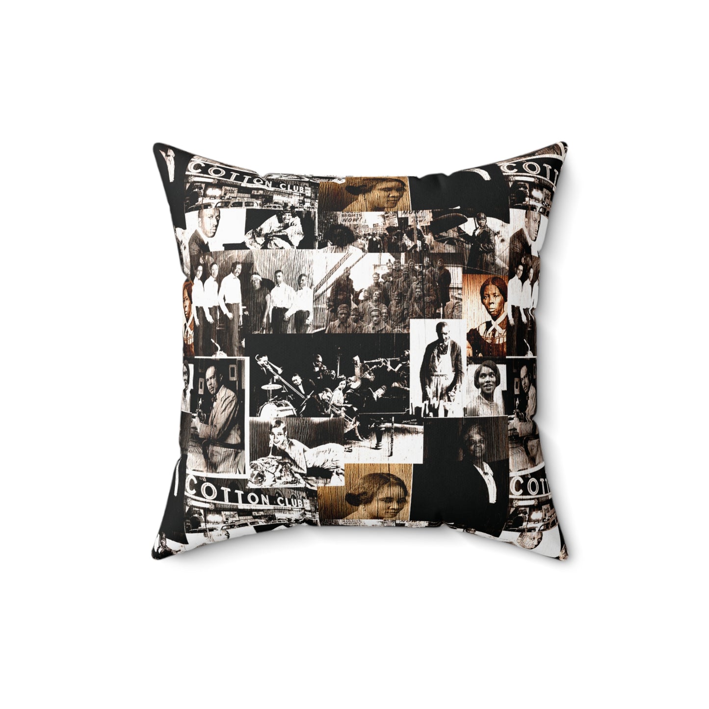 Black History 1920's Greatness | Square Pillow |Brown