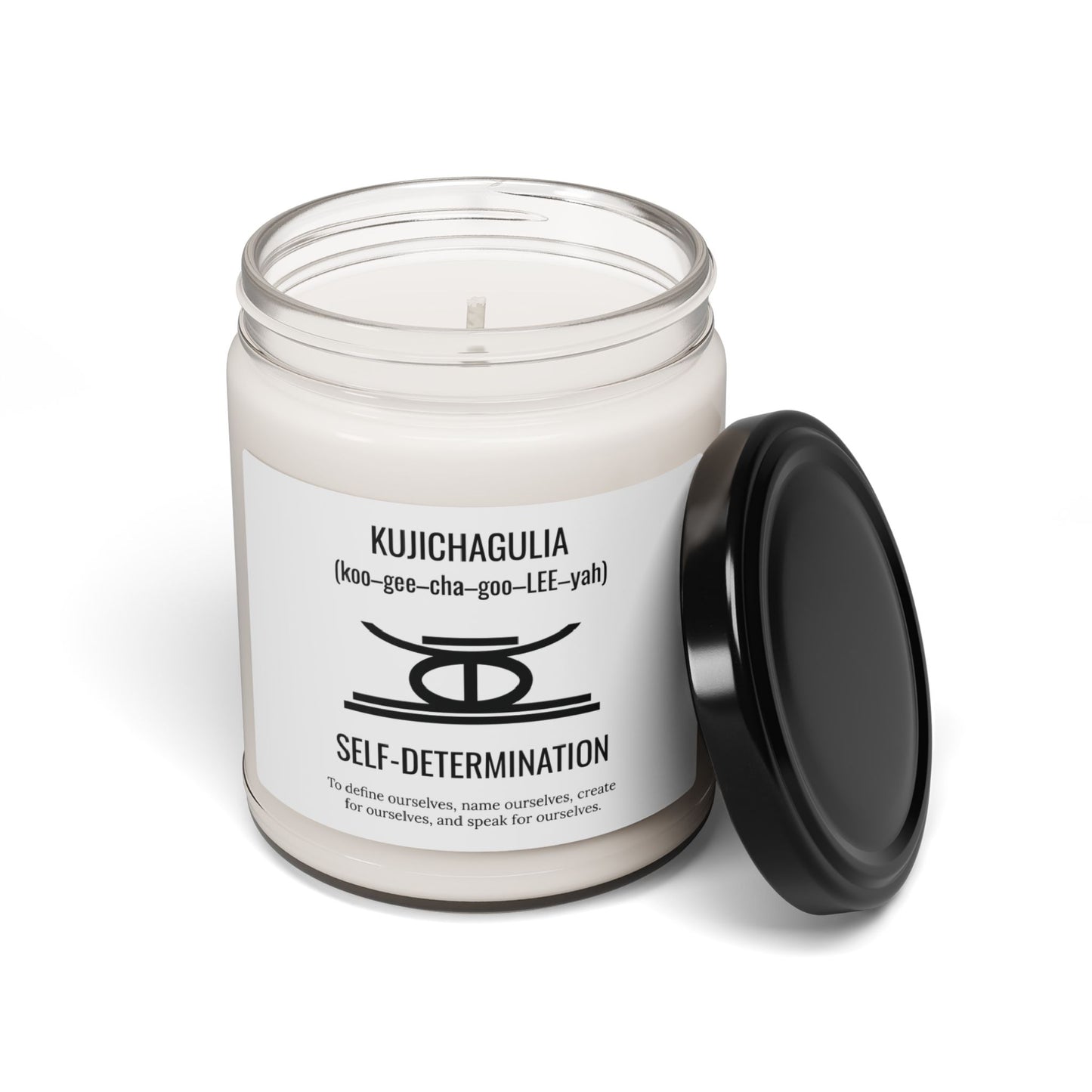 Kujichagulia (Day 2) | Self Determination | Candle | (White Label) | 9 Oz