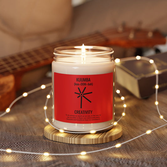 Kuumba (Day 6) | Creativity | Candle |(Red Label)| 9 Oz