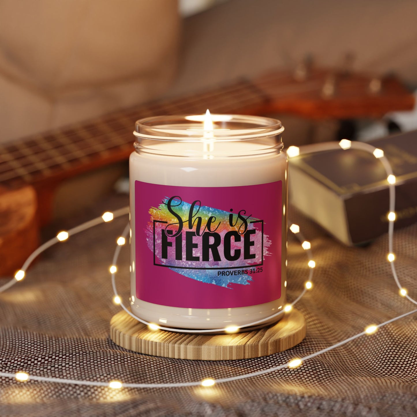 She Is Fierce | Candle | (Pink Label) | 9 Oz