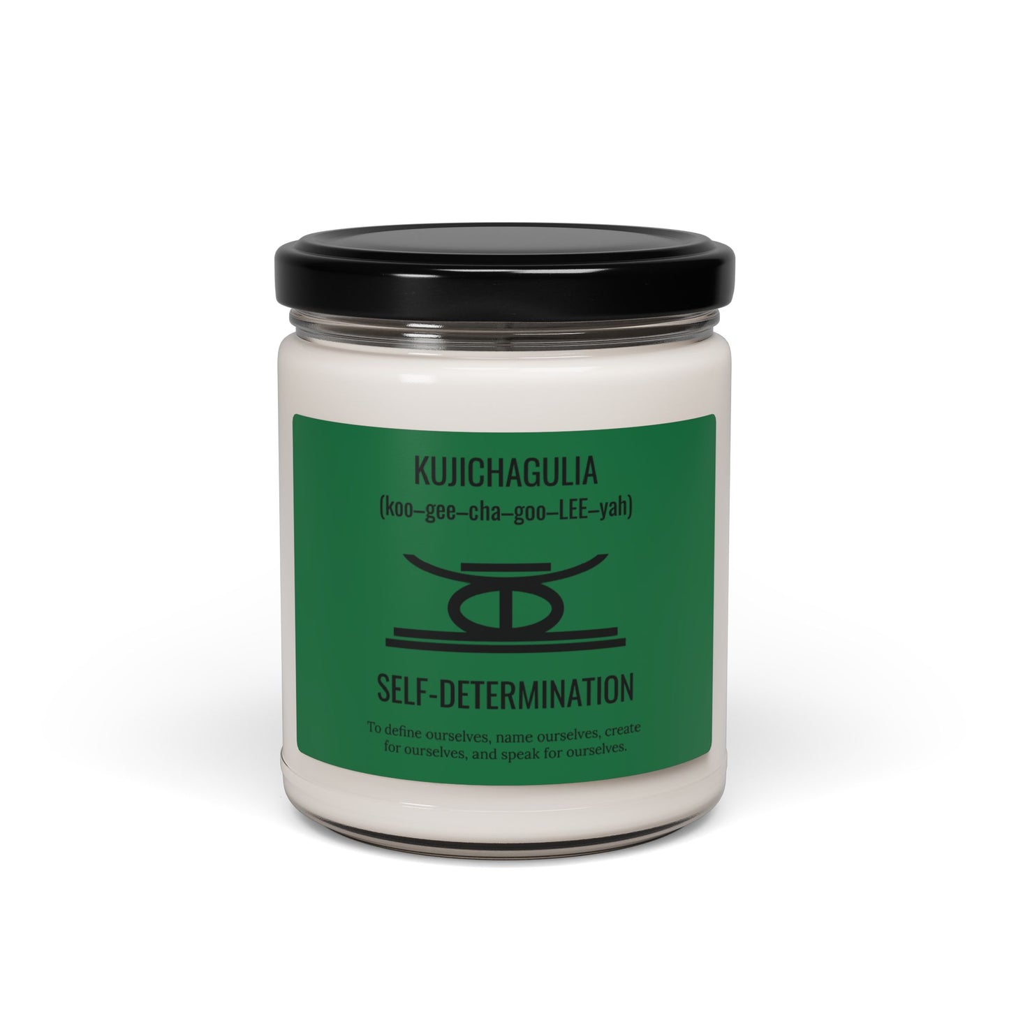 Kujichagulia (Day 2) | Self Determination | Candle | (Green Label) | 9 Oz