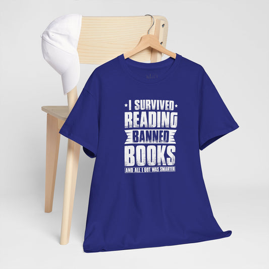 I Survived Reading Banned Books |T-Shirt|White