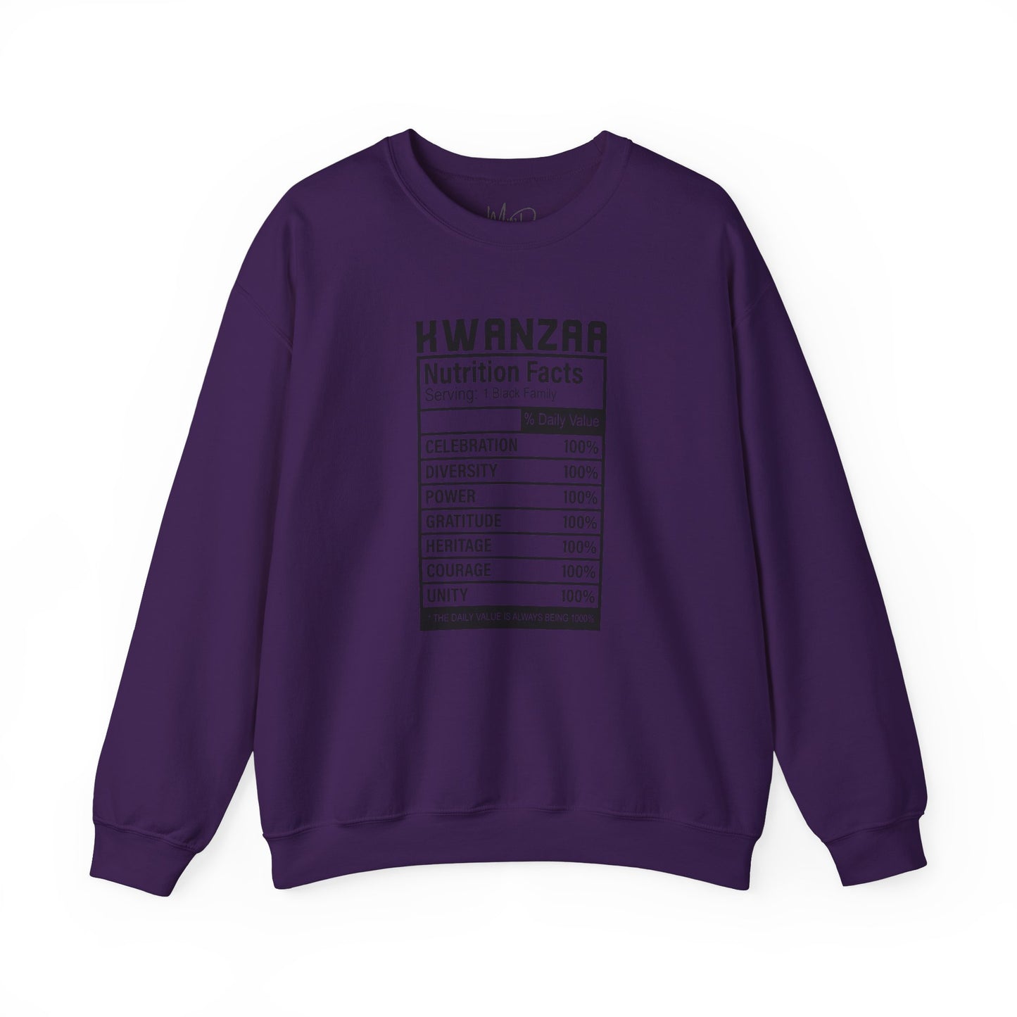 Kwanza Nutritional Facts | Sweatshirt