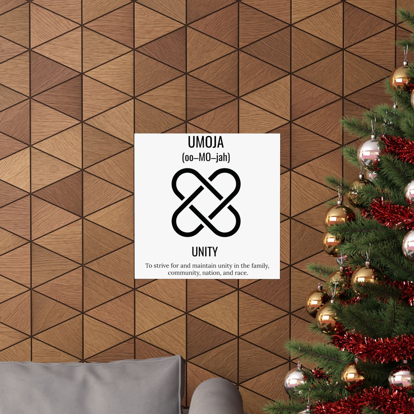 Umoja (Day 1) |Unity | Vertical Poster |White |