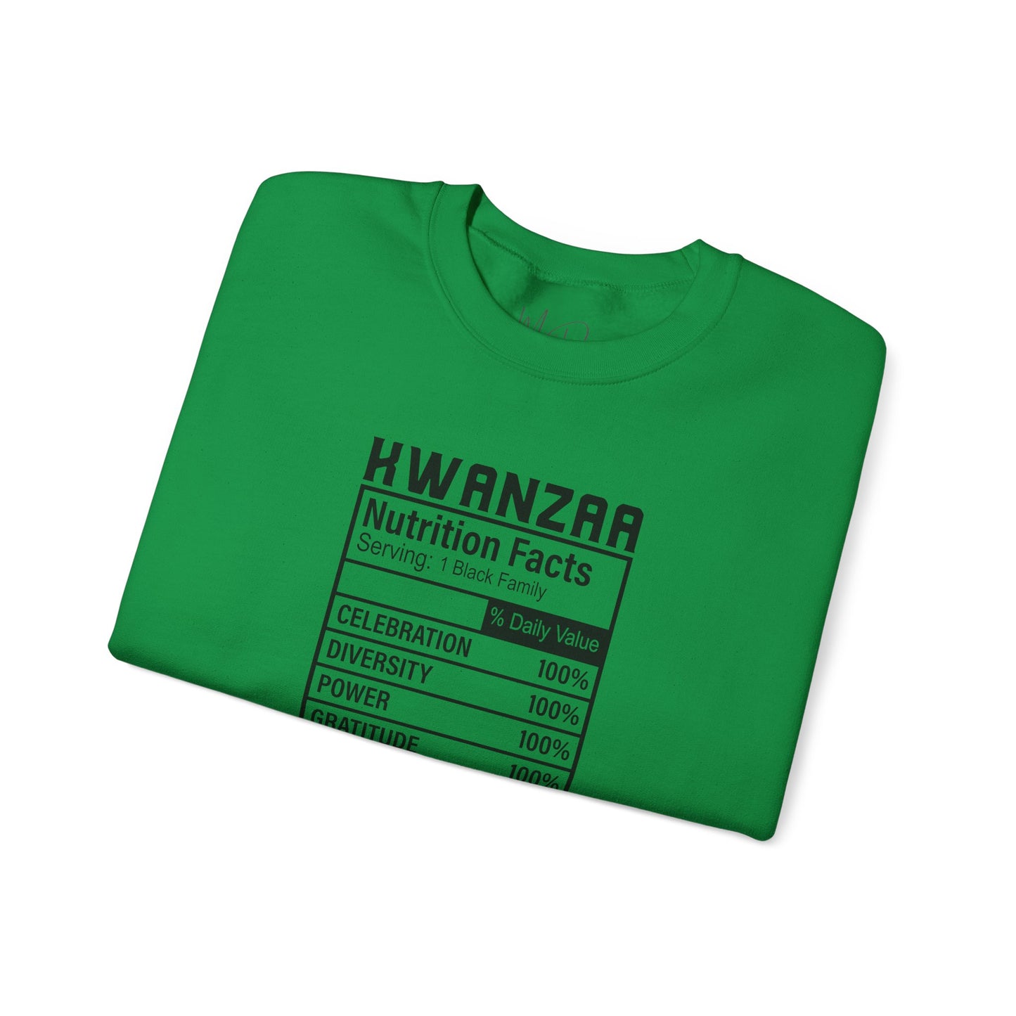 Kwanza Nutritional Facts | Sweatshirt