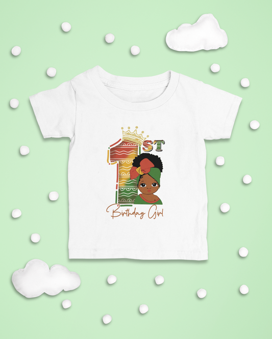 1st Princess Birthday Girl Juneteenth T-Shirt