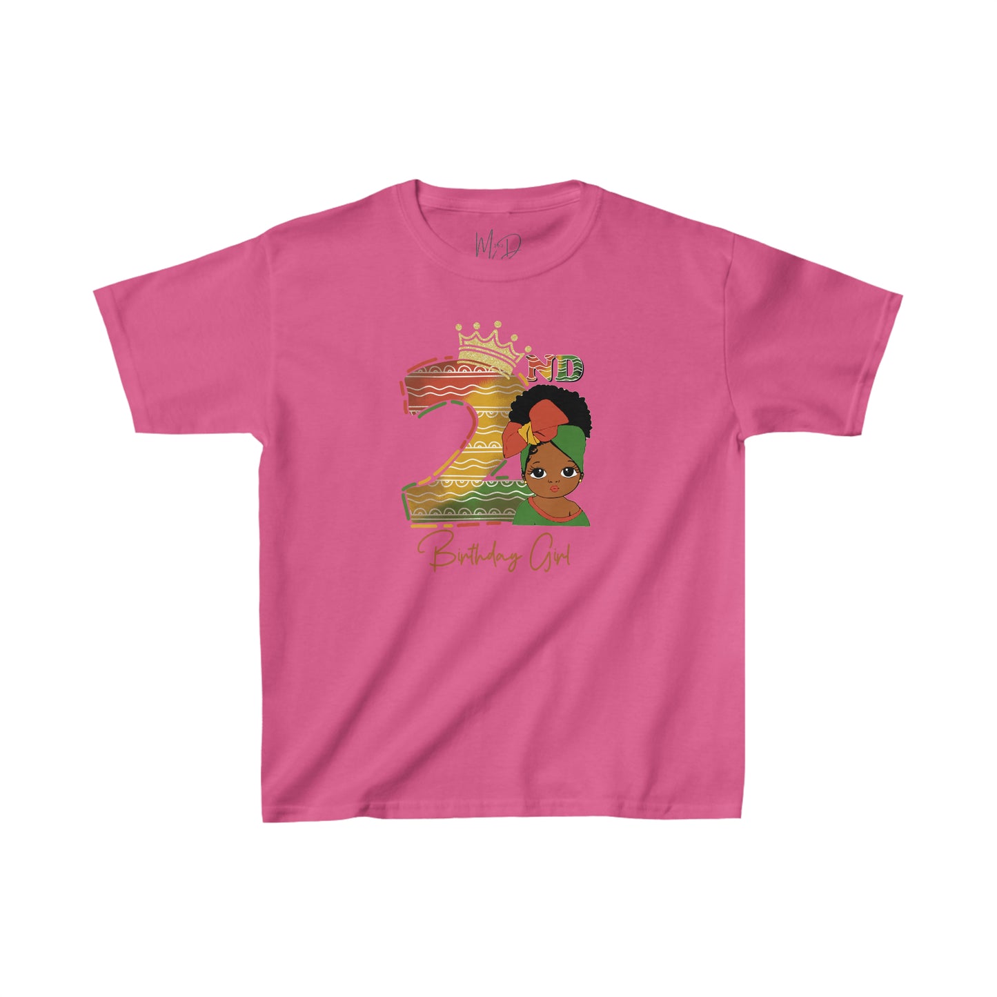 2nd Princess Birthday Girl Juneteenth T-Shirt