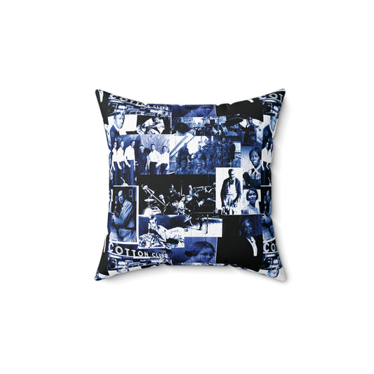 Black History 1920's Greatness | Square Pillow |Blue