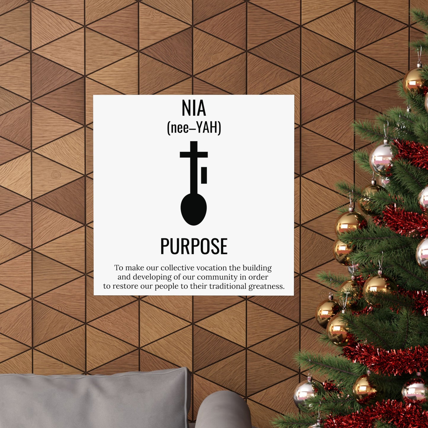 Nia (Day 5) | Purpose | Vertical Poster |White|