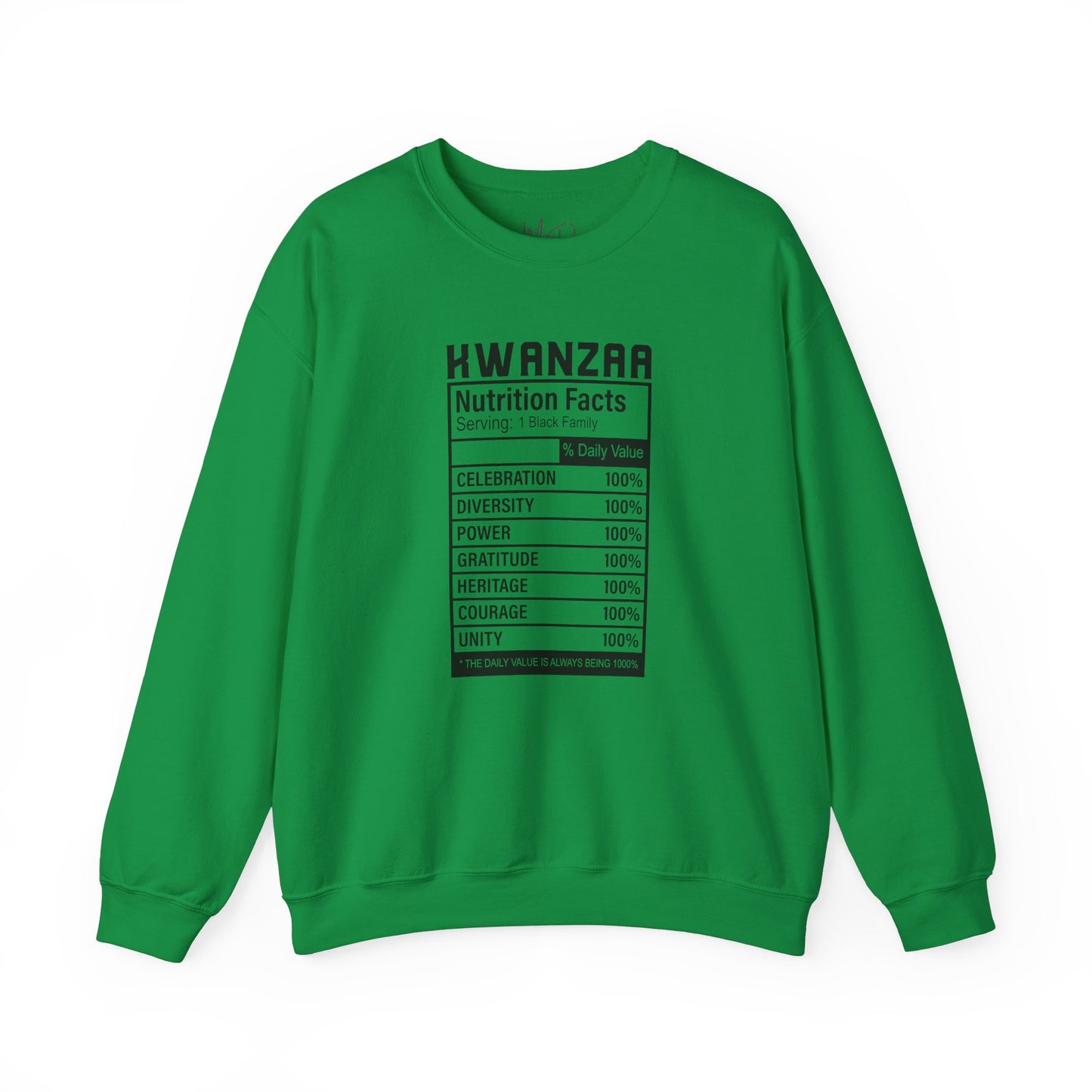 Kwanza Nutritional Facts | Sweatshirt