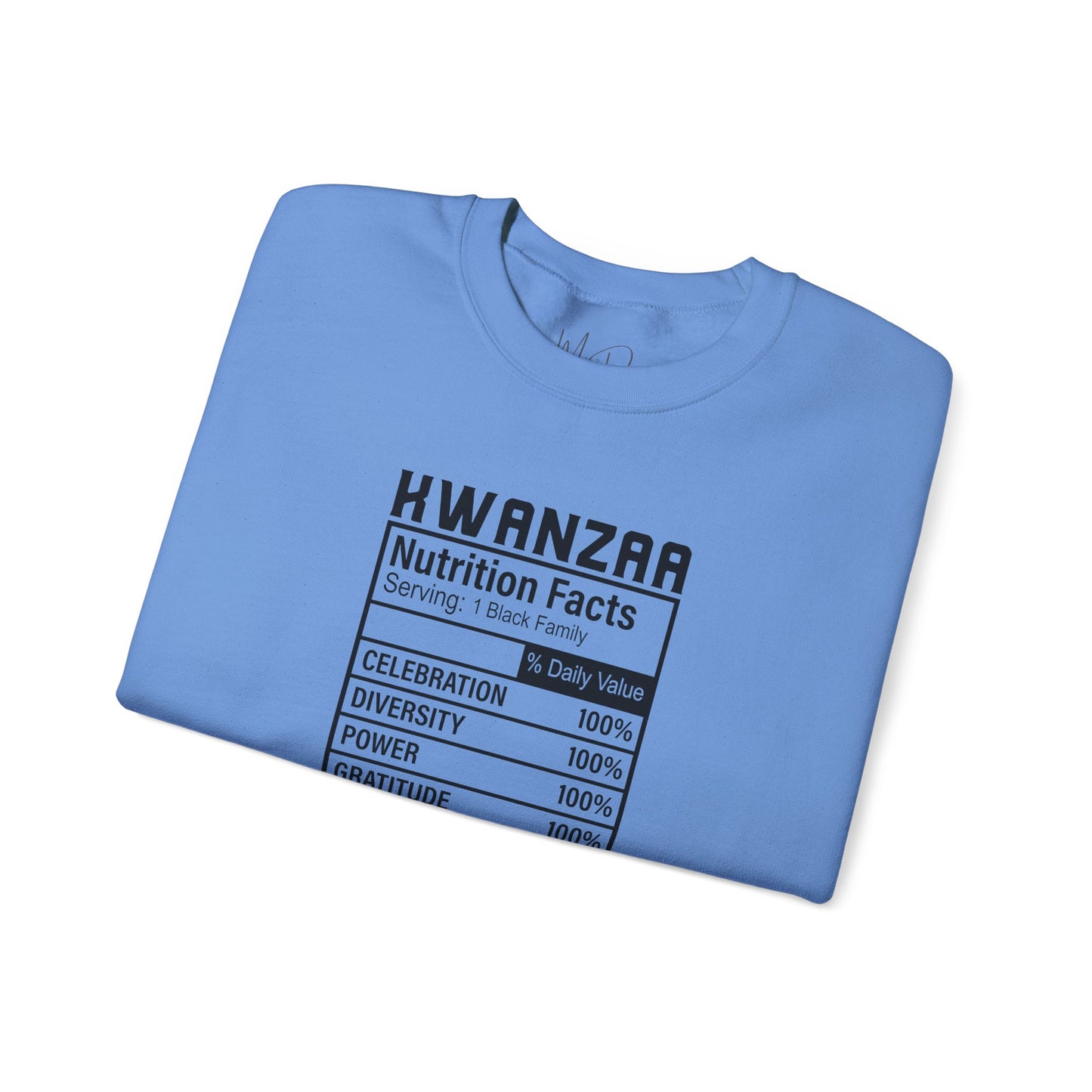 Kwanza Nutritional Facts | Sweatshirt