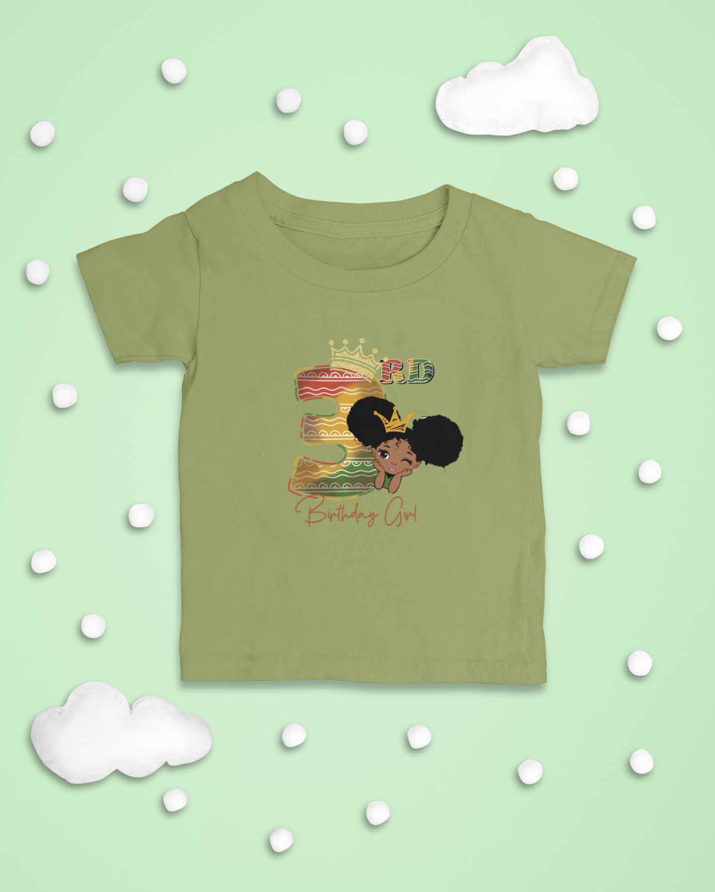 3rd Princess Birthday Girl Juneteenth T-Shirt