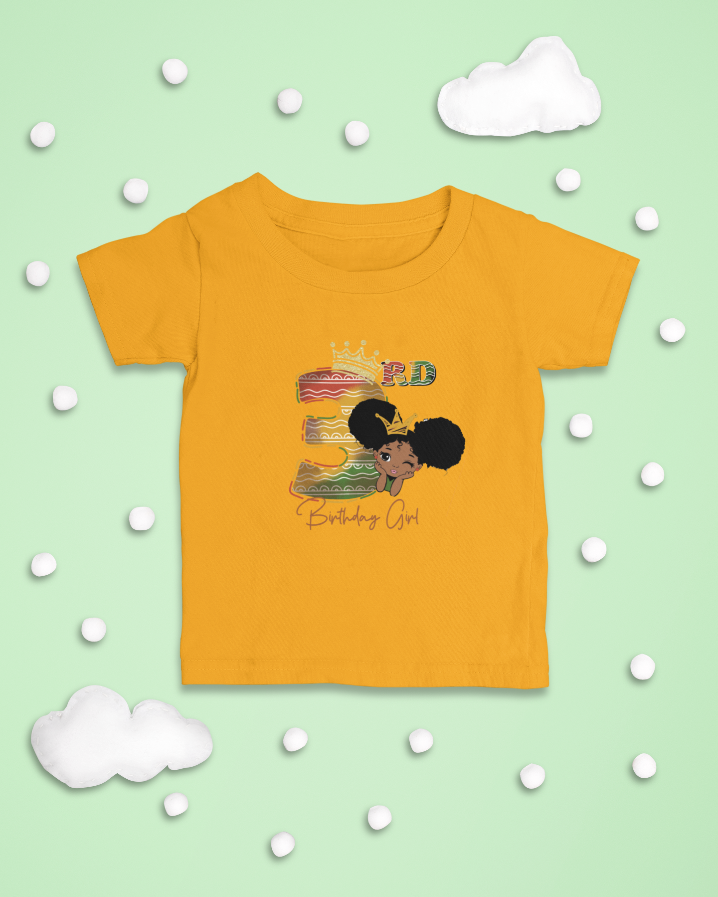 3rd Princess Birthday Girl Juneteenth T-Shirt