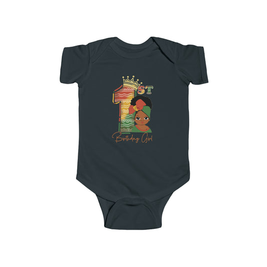 1st Juneteenth Crown Birthday Infant Bodysuit