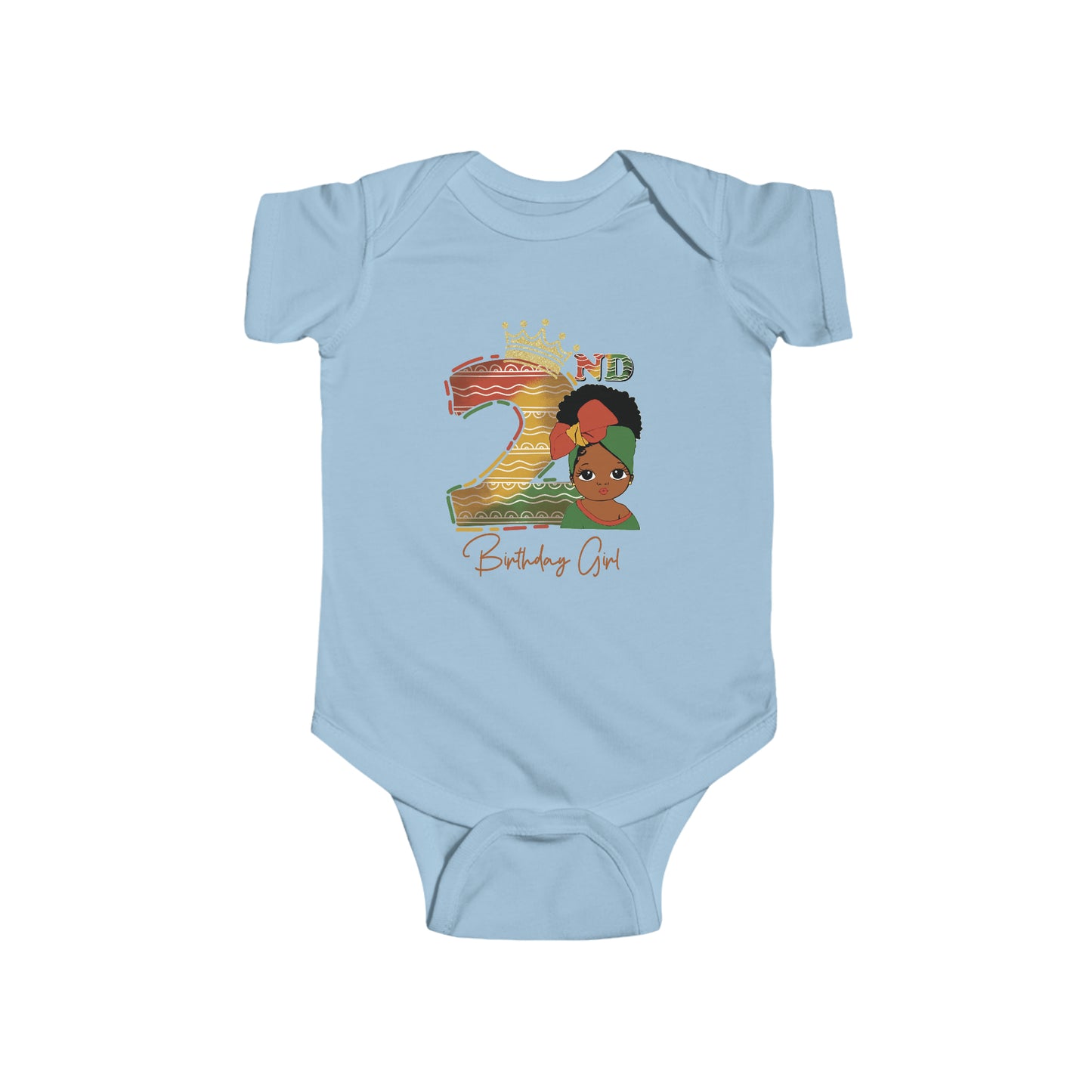 2nd Juneteenth Crown Birthday Infant Bodysuit