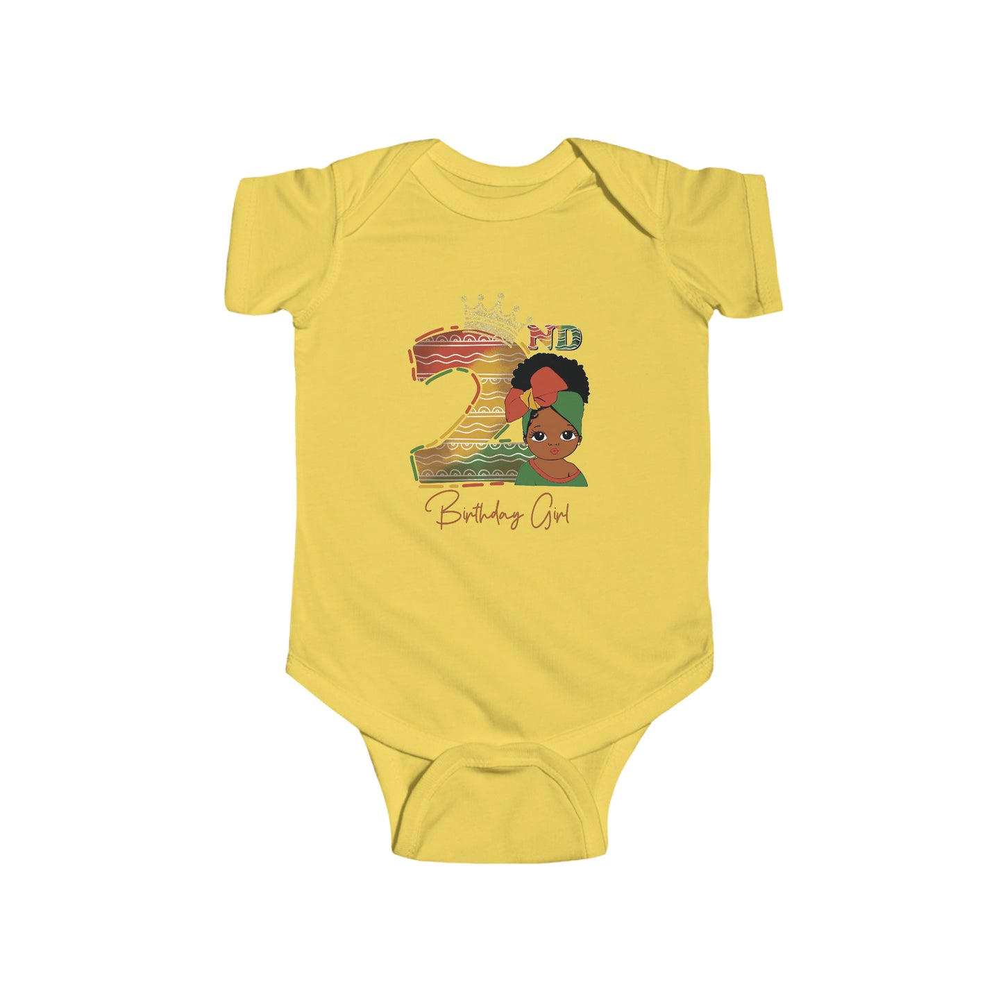 2nd Juneteenth Crown Birthday Infant Bodysuit