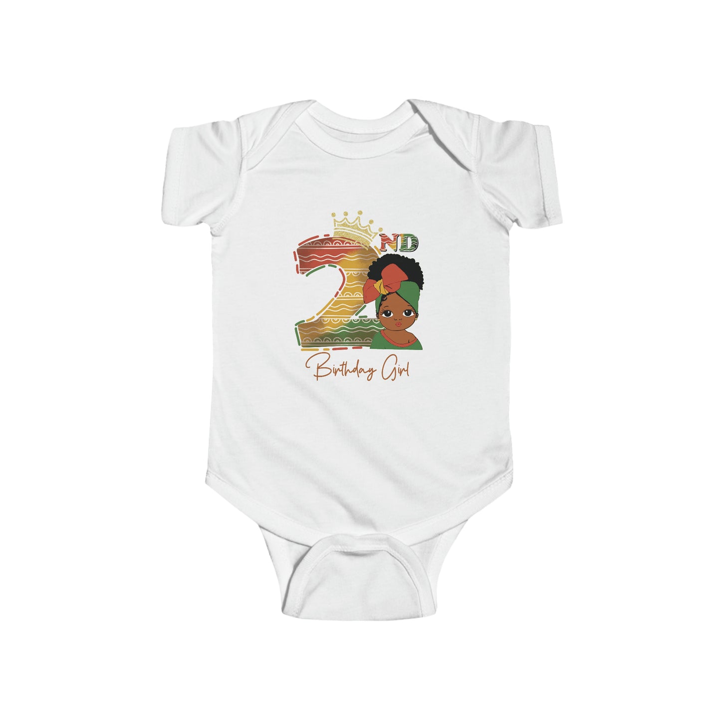 2nd Juneteenth Crown Birthday Infant Bodysuit