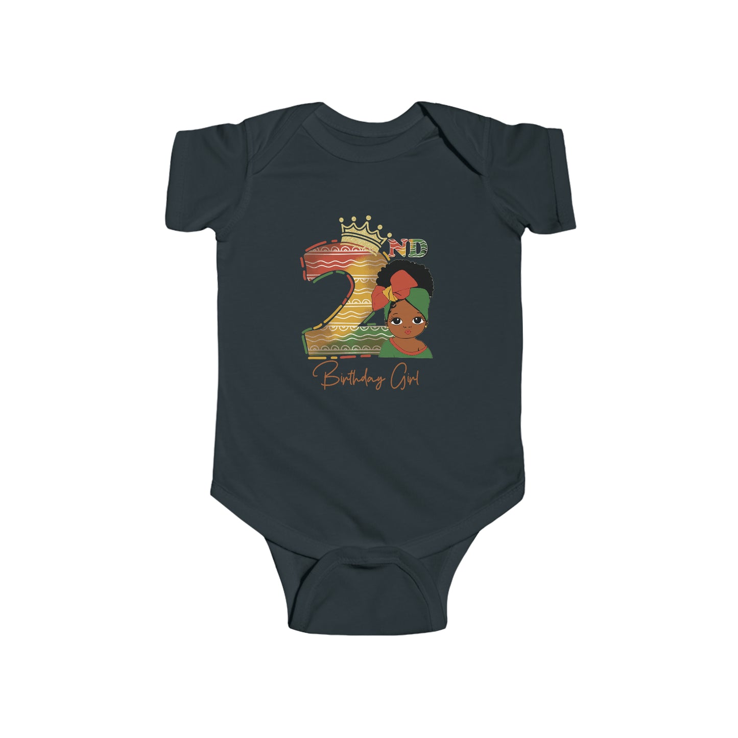 2nd Juneteenth Crown Birthday Infant Bodysuit