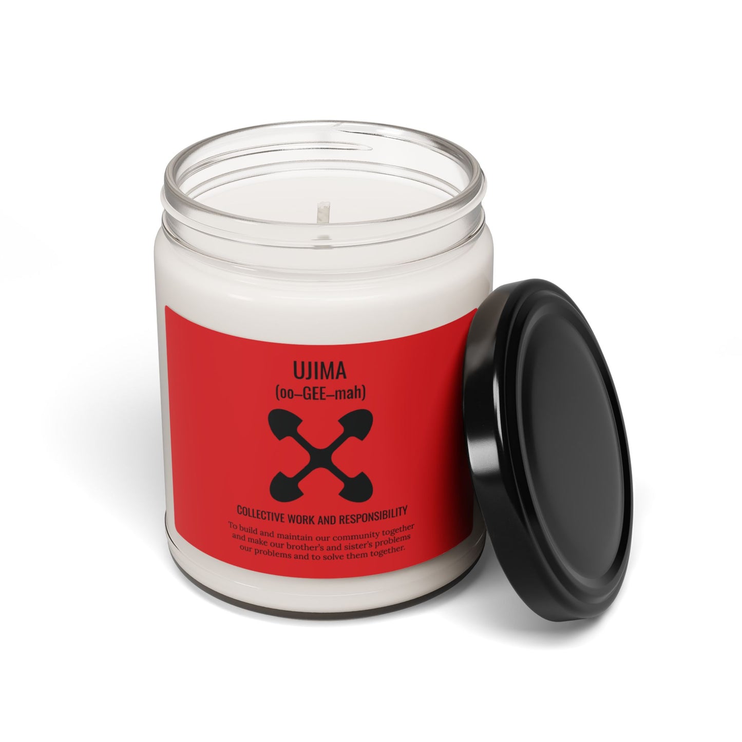 Ujima (Day 3) |Collective Work & Responsibility| Candle | (Red Label) |9 Oz