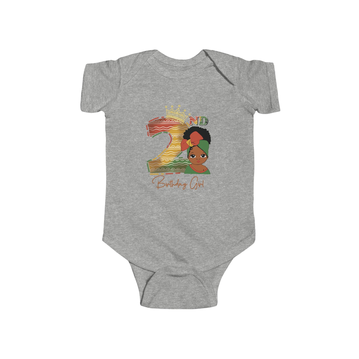 2nd Juneteenth Crown Birthday Infant Bodysuit