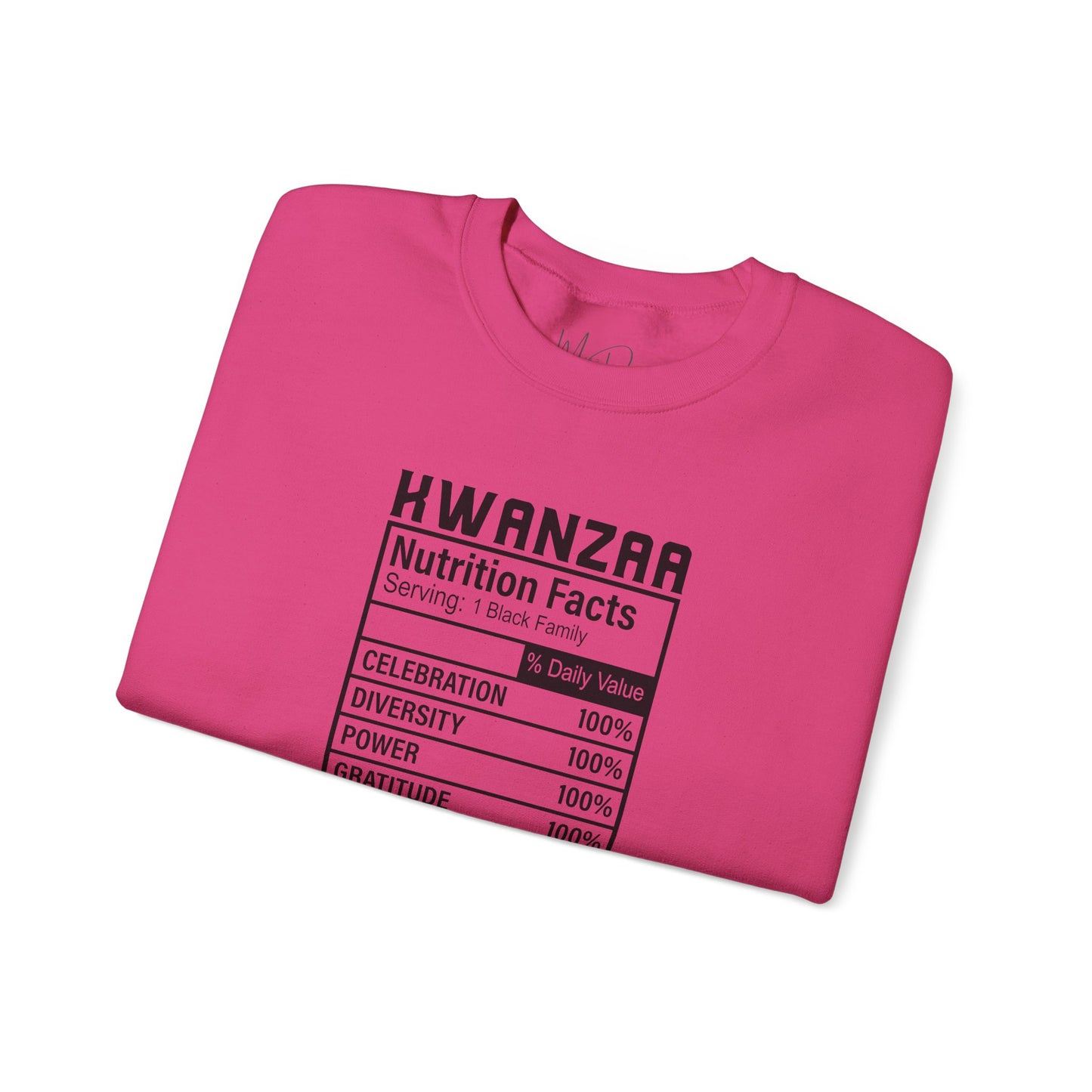 Kwanza Nutritional Facts | Sweatshirt