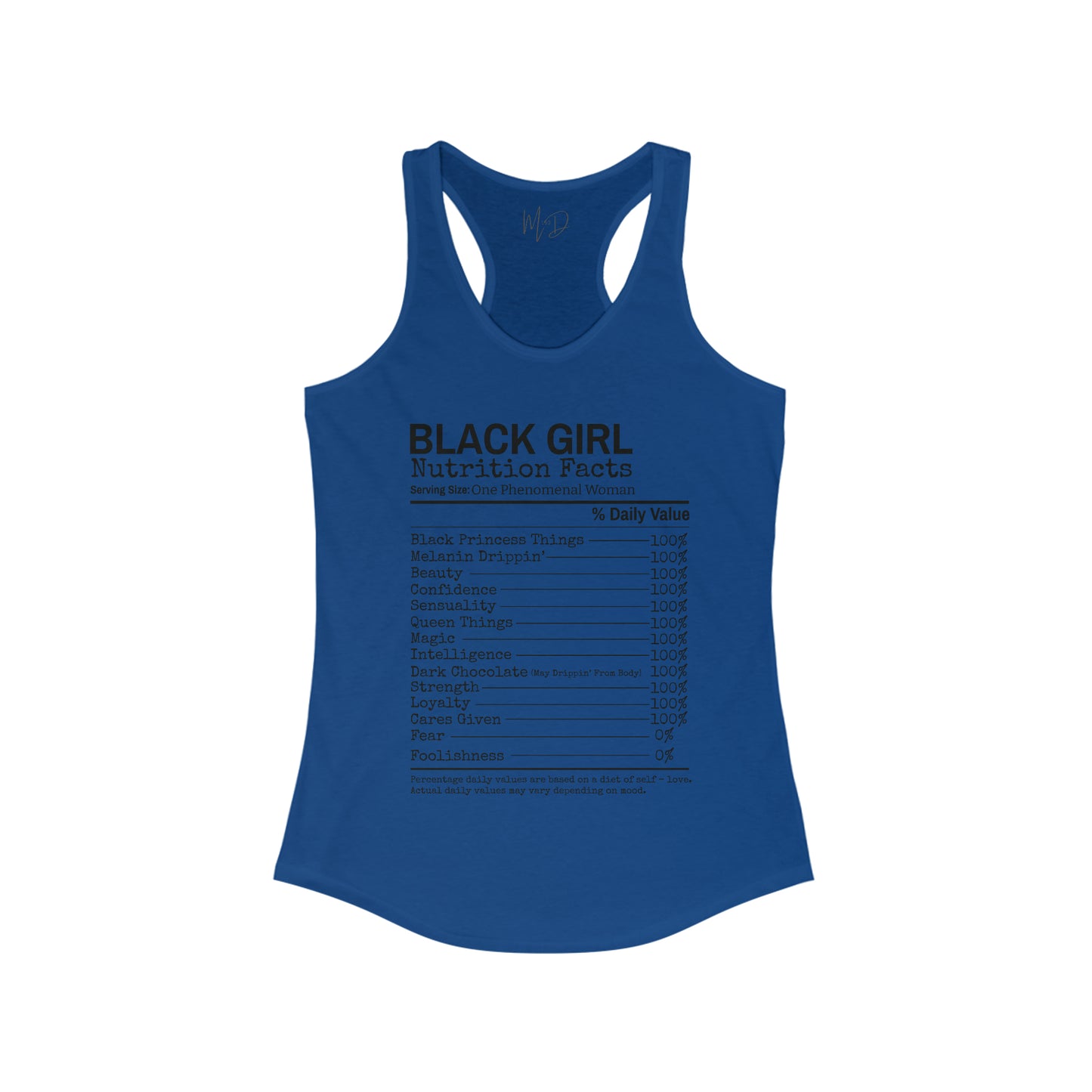 Black Girl Ingredients Tank Top