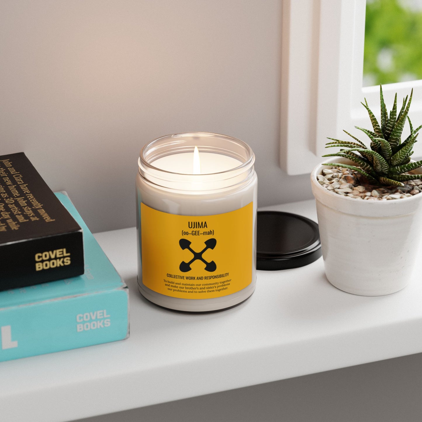 Ujima (Day 3) |Collective Work & Responsibility| Candle | (Yellow Label) |9 Oz