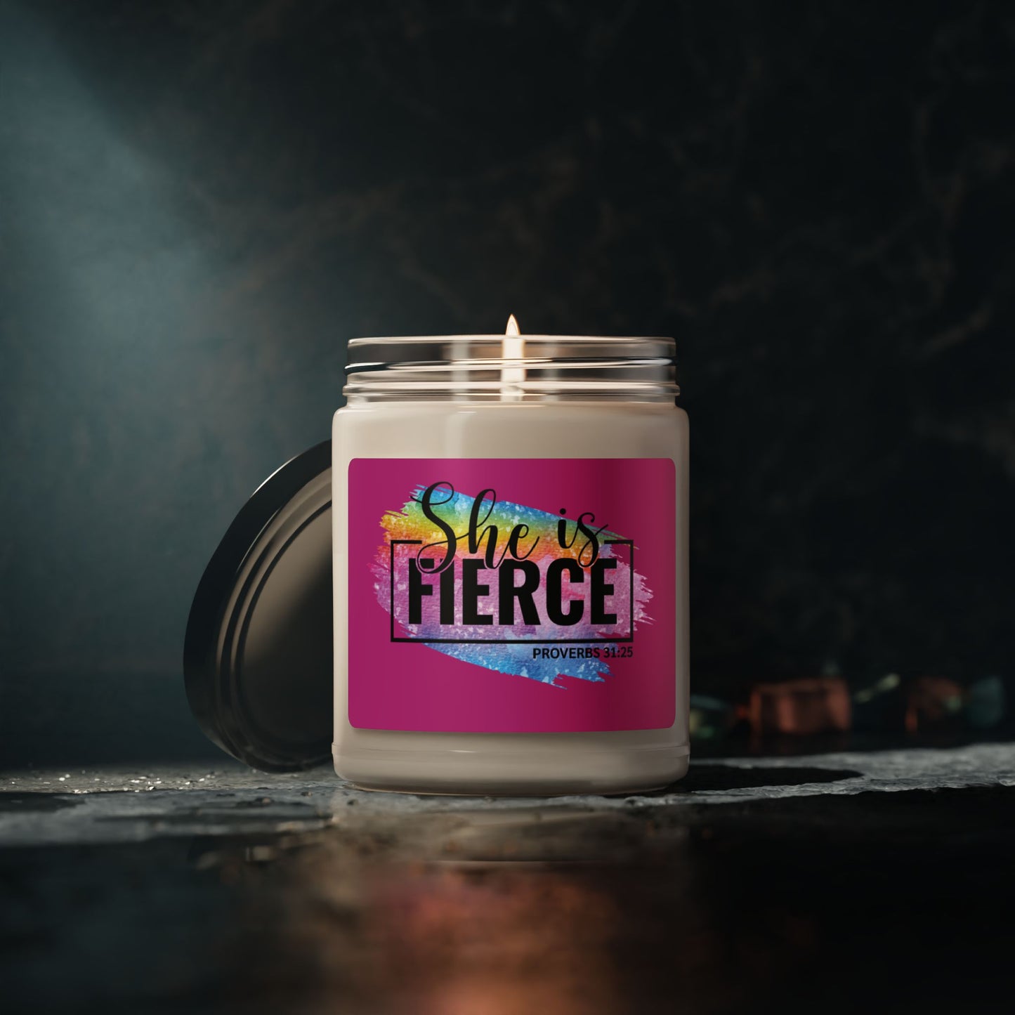 She Is Fierce | Candle | (Pink Label) | 9 Oz