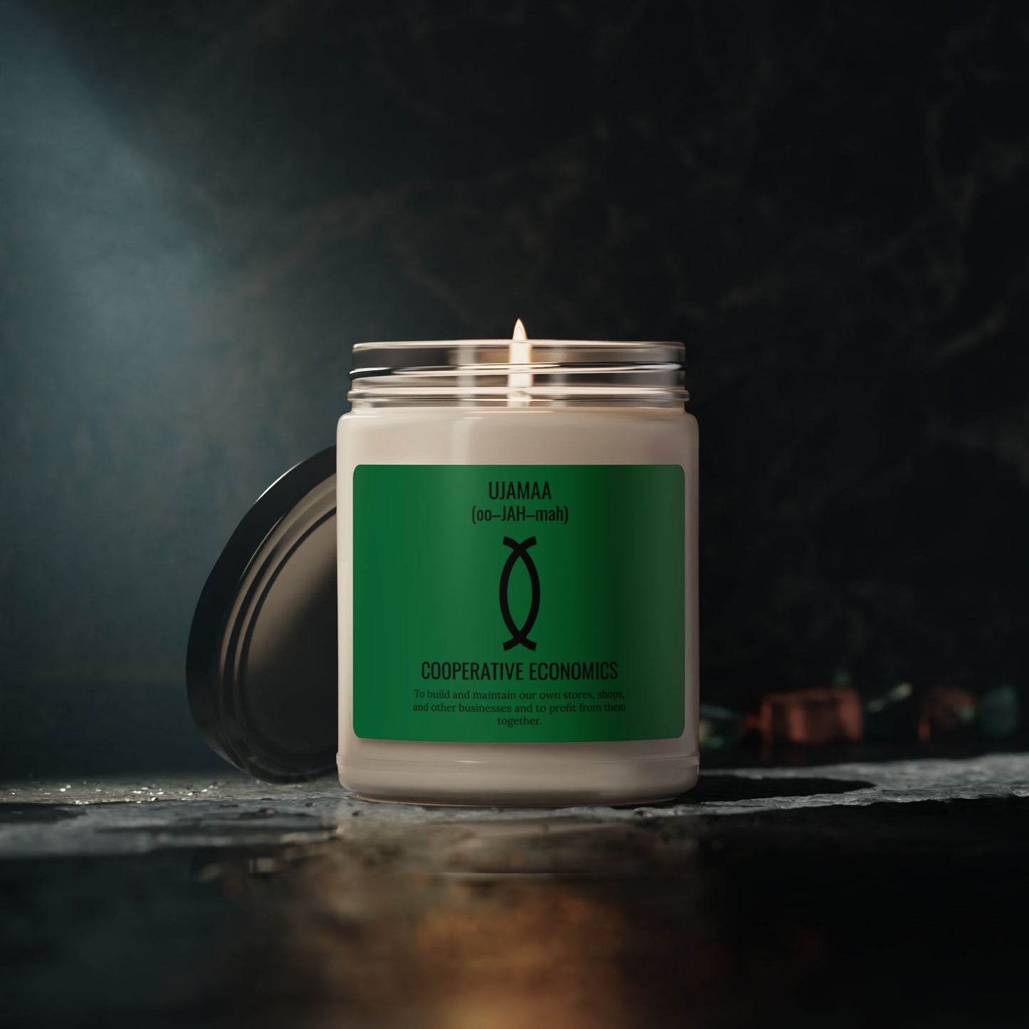 Ujamaa (Day 4) |Cooperative Economics | Candle |(Green Label)| 9 Oz