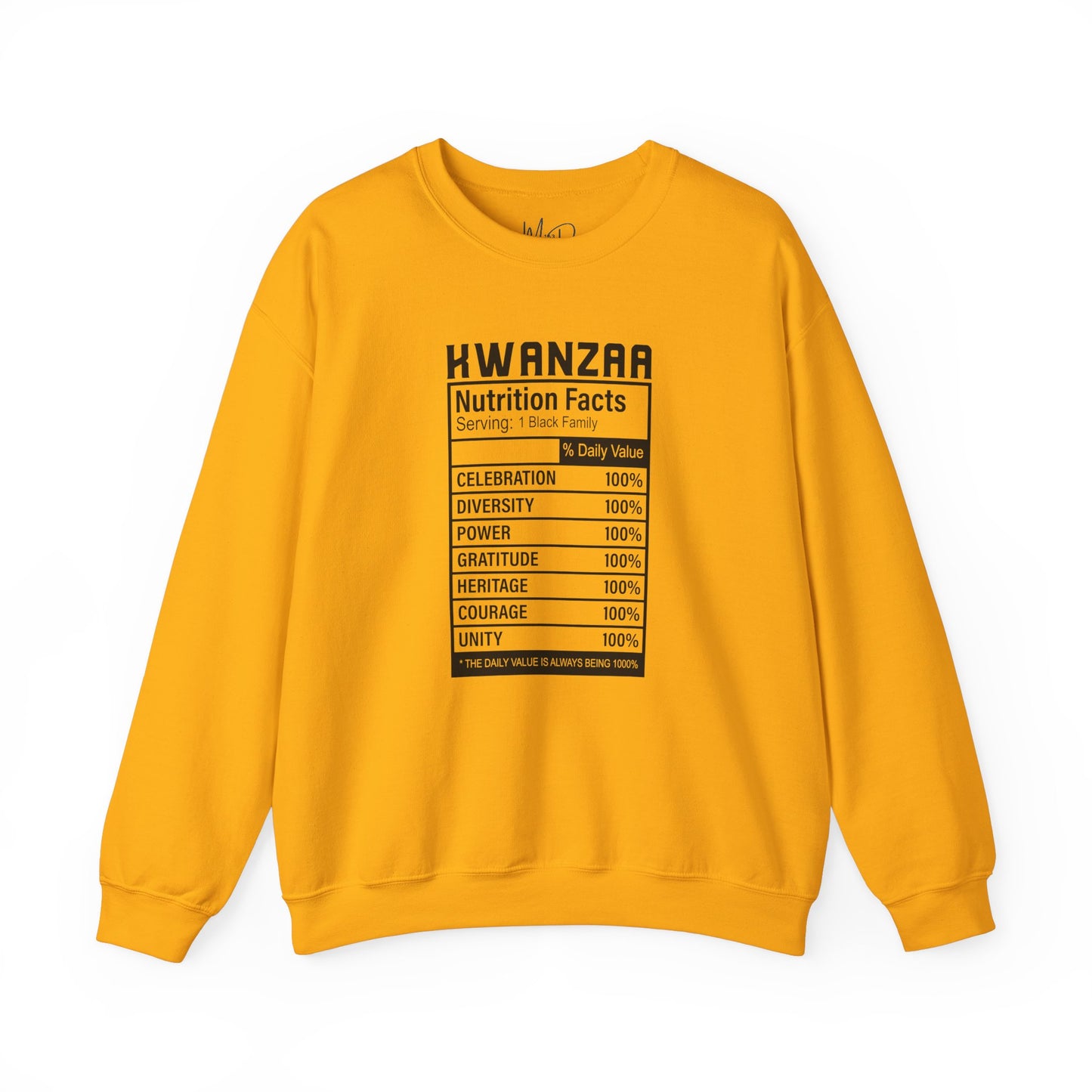 Kwanza Nutritional Facts | Sweatshirt