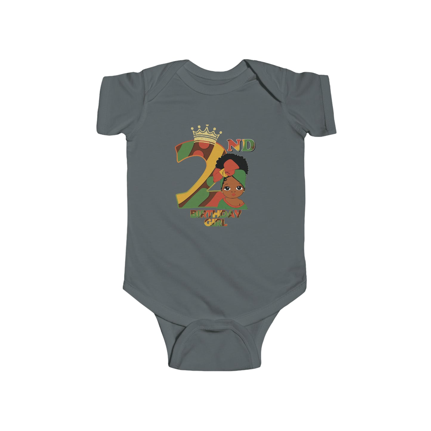 2nd Juneteenth (Solid) Birthday Infant Bodysuit