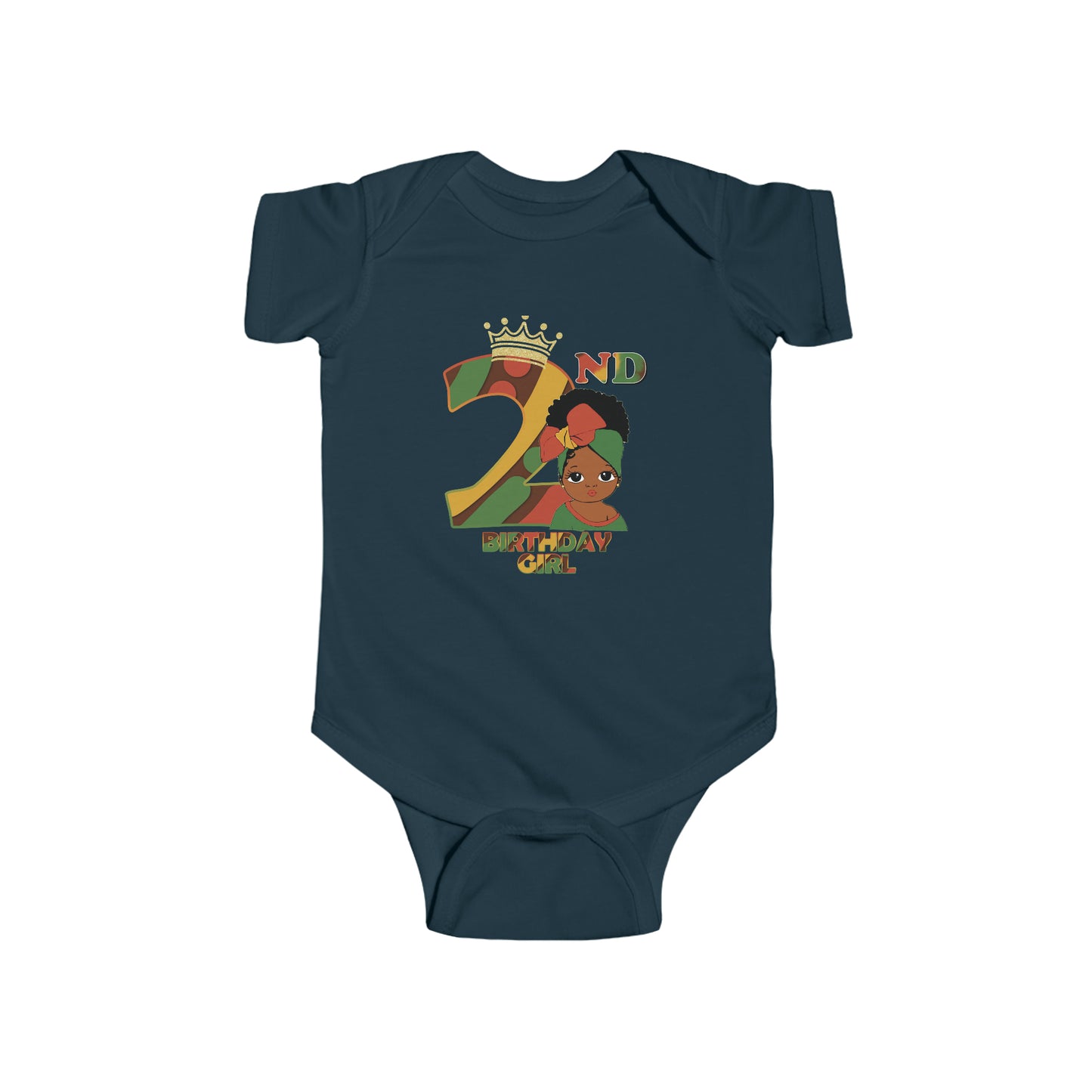 2nd Juneteenth (Solid) Birthday Infant Bodysuit