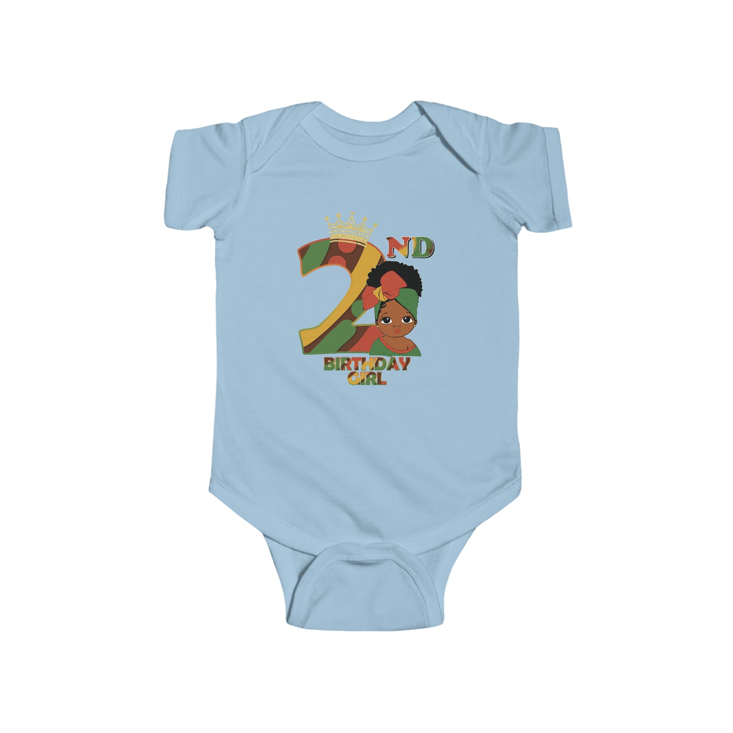 2nd Juneteenth (Solid) Birthday Infant Bodysuit