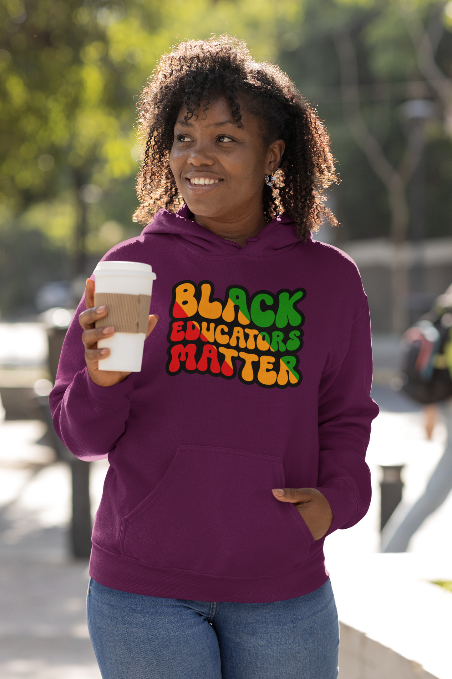 Black Educators Matter Hooded Sweatshirt (Version 3)