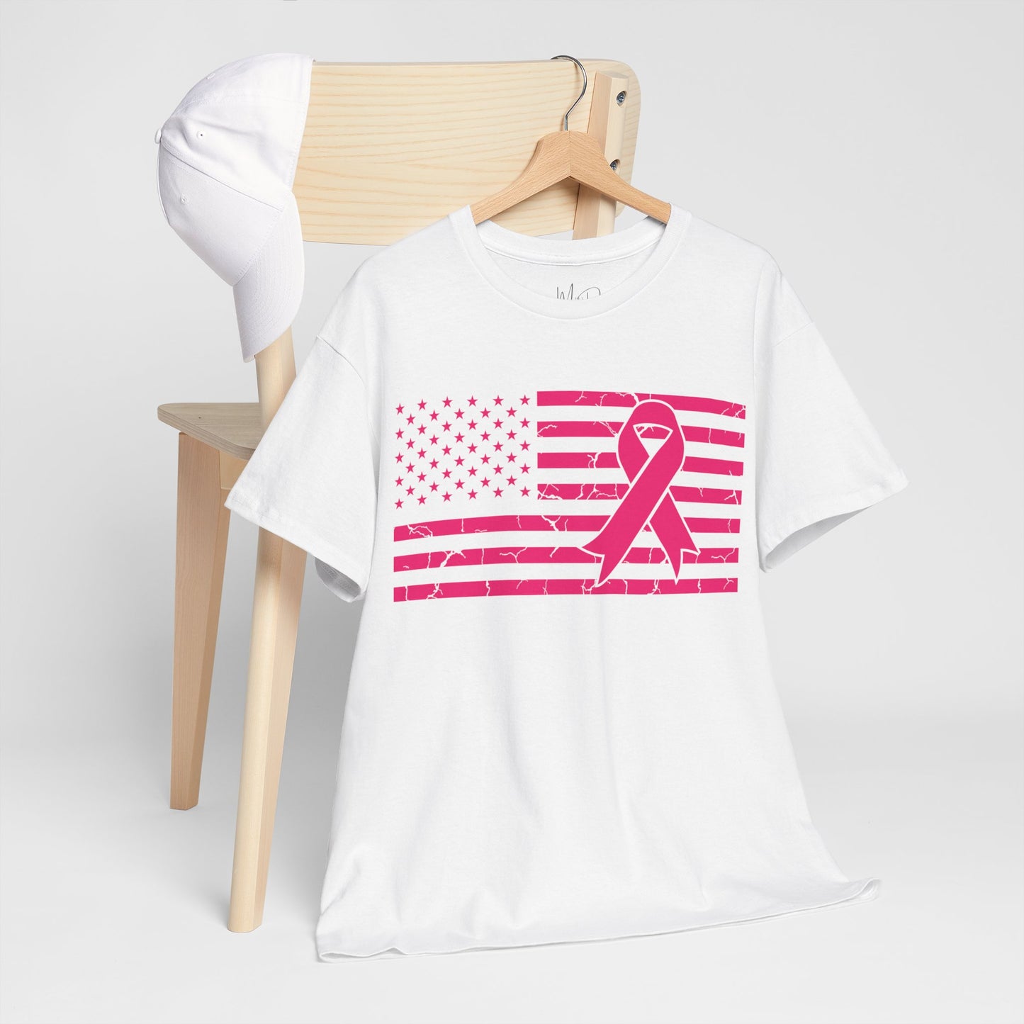 Fight Cancer Ribbon Flag (Version 3) T-Shirt