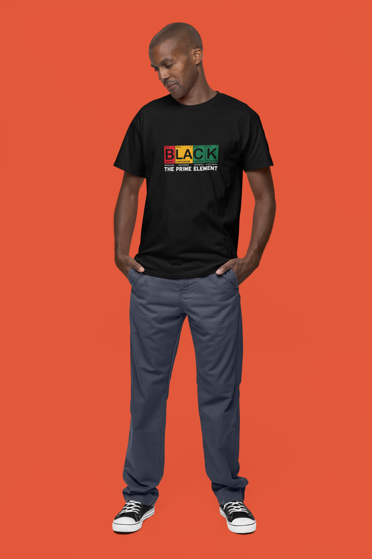 Black Periodic Table T-Shirt